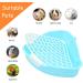 Hamiledyi Bunny Litter Pet Toilet Potty Trainer Corner Pan - Small Animal Bedding Box (White/Blue) - Buy Online on GoSupps.com