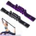 2 pieces of resistance tapes with loops fitness straps yoga stretch belt training straps highly elastic textile material exercise band for fitness yoga dance training