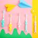Patelai 24 Pcs Kids Toothbrush Set | Soft Bristles for Age 2+ Children | Boys and Girls Cute Colorful Design with Suction Cup Storage - Buy Online on GoSupps.com