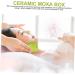OHPHCALL 1 Set Moxa Stick Burner Moxa Cup Body Care Tool Disorder Porcelain Moxa Case Moxibustion Massager Heat Moxa Burner Heat Holder Scraper Household Moxibustion Box Ceramics - Buy Online on GoSupps.com