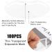 AUEAR 100 Pack Micro Blading Shower Visor - Eyebrow & Face Protector for Hair Salon and Surgery Aftercare - Buy Online on GoSupps.com