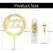 IBLESSU 10-Pieces Number Birthday Candles - Happy Birthday Cake Candles Number 0-9 Glitter Cake Topper Decoration for Birthday Party Anniversary Kids Adults (Gold) - Buy Online on GoSupps.com