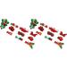 Canlierr Glitter Christmas Hairpins Comfortable Fashionable Accessory Ideal for Holiday and Festive Events with Clips for Cosplay Photo Booth Props - Buy Online on GoSupps.com