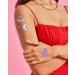 Disco Birthday Party Temporary Tattoos - 48 Iridescent Foil Pcs | Dancing Queen 70s Groovy Party Decor - Buy Online on GoSupps.com