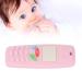 Silicone Infant Teething Toy - Mobile Phone Shaped Funny Chew Toy (Light Pink) - Buy Online on GoSupps.com