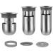 Bathroom Shower Drain Backflow Preventer Stainless Steel Shower Drain Plug Seal Not Odor Bathroom Floor Trapping Silver - Buy Online on GoSupps.com