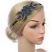 Beaupretty Beaded Flapper Headband Vintage 1920s Headpiece Performance Hair Accessory for Party Wedding Anniversary(Blue) - Buy Online on GoSupps.com