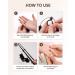Meowoo Ring Sizer Set - Jewelry Measuring Tool Kit with Black Ring Gauges and Finger Mandrel for Accurate Sizing - Buy Online on GoSupps.com