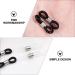 Stahad 80 Pairs Anti-Slip Buckles for Glasses Chains - Adjustable Silicone Straps for Sunglasses Clips & Belts - Color Sorted | 2x0.5cm (2pcs) - Buy Online on GoSupps.com