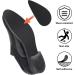 Cosmos Anti-Slip Shoe Sole Pads - 3 Pairs Non-Slip Adhesive Protectors for Leather & High Heels | Noise Reduction Grips (Black - Buy Online on GoSupps.com