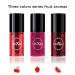 3 Colors Lip Stain Tint Set - Hydrating Mini Liquid Lipsticks & Cheek Tints - Long-Lasting Korean Lip Gloss - High Pigment & Waterproof Formula - Buy Online on GoSupps.com