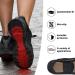 GOETOR Heel Plates for Sneakers 2 Pairs - Black Self-Adhesive Sole Repair Plates, Size 8-9 - Buy Online on GoSupps.com