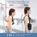 WellSync Back Support Brace Posture Corrector for Women Men Adjustable Back Straightener Support Upper Lower Back Lumbar Support for Scoliosis and Hunchback Spine Back Pain Posture Trainer(L) L (105-115CM) - Buy Online on GoSupps.com