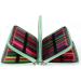 Green Rose 200 Slot Colored Pencil Case Organizer | Large Capacity Twill Fabric Holder for Watercolor Pens & Markers - Ideal for Artists & Students - Buy Online on GoSupps.com