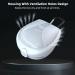 ARGOMAX Sports Mouth Guard Protective Cover with Snap Hook Ideal for Football White - Buy Online on GoSupps.com