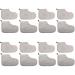 FRCOLOR 8 Pairs Wax Therapy Warm Foot Cover Bathing Foot Cover Feet Wax Bags Wax Foot Wrapping Cover Paraffin Heated Foot Booties Paraffin Wax Bath Liners Foot Treatment Socks Spa Cotton