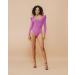 Bodysuit Rob tico de Manga Larga Lila Oscuro - Estilo nico para Compras Internacionales - Buy Online on GoSupps.com