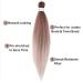 26 Ombre Brown Pre-Stretched Braiding Hair Extensions - 6 Pack Professional Soft Yaki Synthetic Crochet Braids - Hot Water Setting - 26 Inch - Buy Online on GoSupps.com