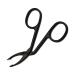 Luckxing eyebrows tweezers stainless steel elbow eyebrows pliers clip scissors tweezers just pointed professional eyebrows pluck make -up beauty tools eyebrow tweezers scissors eyebrow