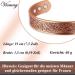 VicMAG Copper Magnet Therapy Bracelet for Men - Arthritis Pain Relief Adjustable Cuff with Gift Box - Tree of Life Design - Buy Online on GoSupps.com