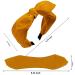 Jaciya 6-Pack Knotted Bow Headbands for Women - Stylish Turban & Wide Knot Headbands in 6 Colors - Buy Online on GoSupps.com