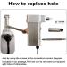 Dreadlocks Machine Kit - Electric Portable Dreadlock Maker with 3 Replacement Holes - Buy Online on GoSupps.com