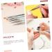 Housoutil 1 Set Nail Pen Nail Gel Para U as Nail Molding Gel Nail Building Gel Nail Tool Nail Accessories Household Dotting Tools Professional Dotting Tools Fan Pen Drilling Abs - Buy Online on GoSupps.com