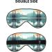Luxurious Silky Sleep Masks for Travel | Fallen Leaves Eye Cover - Soft Satin Blindfold for Men & Women - Buy Online on GoSupps.com