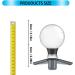 MerryNine 80mm K9 Crystal Photography Ball with Mini Tripod - Universal Camera Interface, Metal Base, Pouch - Perfect for Teaching Light Spectrum Physics and Art Decor - Buy Online on GoSupps.com