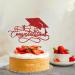 Congratulations Cake Topper Congrats Cake Topper-2024 Graduation Cake Topper Congrats Grad Party Cake Decorations for Senior High School College Grad/University Graduation Party Decoration Supplies Congratulations(red) - Buy Online on GoSupps.com