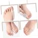 6 Pairs Silicone Gel Toe Sleeves for Toe Separators and Bunion Correctors - White - Buy Online on GoSupps.com