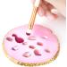 Sibba Resin Nail Art Palette - Golden Edge Heart Shape Mixing Plate for Nail Polish - Cosmetic Display Board - Buy Online on GoSupps.com