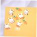 DIYEAH 40 Pcs Easter Ornaments Rabbit Pendant Charm DIY Supplies Feng Shui Rabbit Christmas Charms Earring Charms Craft Charms Jewlery Rabbit Shaped Charms Decorate Metal Alloy 1.4X1X0.1CMx3pcs Assorted Colorx3pcs - Buy Online on GoSupps.com