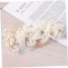 BIUDECO Women Hair Accessory Wedding Headwear Silver Barrettes Hair Accessories for Women Bridal Comb Clip Flower Hairpin Bridal Hair Red Flower Hair Clips Miss Hair Comb White The Flowers - Buy Online on GoSupps.com