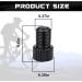 Presta to Schrader Valve Adapter - Colorful Aluminum Alloy Inflate Connector (5 Pack) - UK/French to US Bike Pump Converter - Black - Buy Online on GoSupps.com