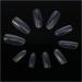 TsoLay 500 Pieces Oval Nail Tips Full Cover False Nails 10 Sizes with Clear Box for Nail Salons and DIY Nail Art Clear - Buy Online on GoSupps.com