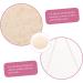 Buy Konjac Face Wash Sponge - Natural Exfoliating Loofah Makeup Remover Pad | 7x7cm White - Buy Online on GoSupps.com