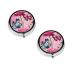 (Beautiful Butterfly) Round Pill Box 3 Compartment Pill Box Mini Decorative Pocket Purse Portable Travel Medicine Tablet Vitamin Holder Organizer Pill Case