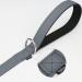 Taglory Reflective Dog Leash for Medium & Large Dogs | Padded Handle | Supports 10-75 kg | 1.2m x 2.5cm | Lightweight & Durable Gray | Ideal for International Shipping - Buy Online on GoSupps.com