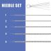 ABEST 3-Piece Airbrush Cleaning & Repair Tool Kit - Stainless Steel Needle & Brush Set - Buy Online on GoSupps.com