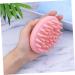 Solustre 3-in-1 Shower Hairbrush | Scalp Massage Device for Hair Growth | Waterproof Shampoo Brush in Pink - Buy Online on GoSupps.com