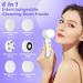 Aofesel 6-In-1 Rechargeable Electric Facial Cleansing Brush Cleanses and Exfoliates Skin Dual Hot and Cold Modes Kit with 6 Interchangeable Heads IPX7 Waterproof - Buy Online on GoSupps.com