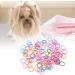 Cyrank 10 Packs Dog Rubber Bands Highly Elastic Coloful Mini Rubber Bands Dog Hair Ties DIY Dog Grooming Hair Accessories for Small Dogs Yorkie Poodle Dog - Buy Online on GoSupps.com