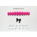 Fuscia Pink Square Short Press On Nails - 24 Pcs Glossy False Nails for Women & Girls | Artifical Acrylic Nails with Designs - Style 14 - Buy Online on GoSupps.com