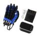 Hand movements recovery equipment strength training type C nutrition split finger training 3 keys rehabilitation robot glove 3 modes for nursing homes (XL)