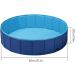 Foldable Dog Pool Collapsible Dog Bathtub Kids Pool for Backyard Plastic Bath Tub Duck Pond Bathing and Swimming Wading Pool for Pet Kiddie Baby Toddler Doggie Cat (Blue 80CM) 80CM Blue - Buy Online on GoSupps.com