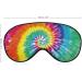 Rainbow Tie Dye Sleep Mask for Women | Adjustable Eye Shades Cover with Elastic Strap Comfortable & Stylish Sleep Accessory - Buy Online on GoSupps.com