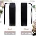 Easyouth Jet Black Human Hair Ponytail Extension 16 Inch 80g - Clip In, Soft & Thick Wrap Around Ponytail - Buy Online on GoSupps.com