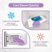 NEWGO Cooling Gel Eye Mask - Reusable Cold Eye Pack for Puffy Eyes, Dark Circles, Migraine Relief - Purple - Buy Online on GoSupps.com