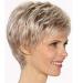 Short Ombre Blonde Synthetic Wigs for Older Women - Fluffy 8 Inch Natural Look + Free Cap - Buy Online on GoSupps.com